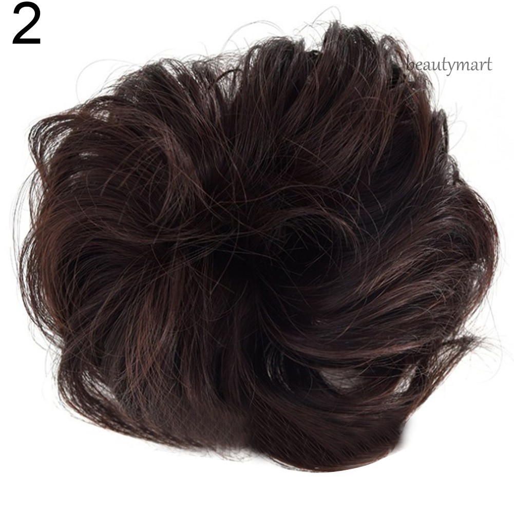 [Hàng mới về] Búi Tóc Giả Xoăn Co Giãn DIY Dễ Sử Dụng Cho Nữ