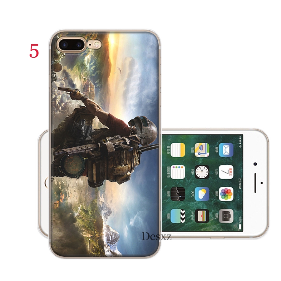 Ốp điện thoại in hình ảnh game PUBG dành cho iPhone 5/5S/SE/6/6S/6+/6S+/7/7+/8/8+/X