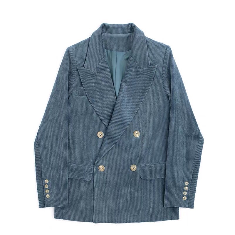 Blazer Nhung tăm phom 4 cúc siêu chất