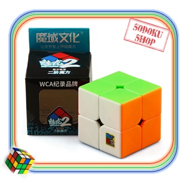 05006 Rubik 2x2 Stickerless MoYu MeiLong MFJS Rubik 2 Tầng