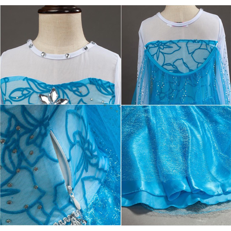 Đầm Công Chúa Elsa Hóa Trang Giáng Sinh/ Sinh Nhật/ Halloween XH281 110-150cm