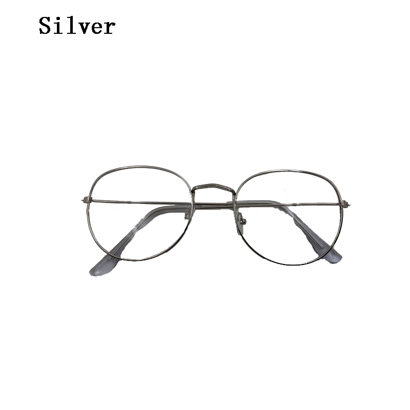 [Mã FAMAYFA giảm 10K đơn 50K] Mắt kính Nam Nữ Khung tròn kim loại Thời trang Đơn giản | BigBuy360 - bigbuy360.vn