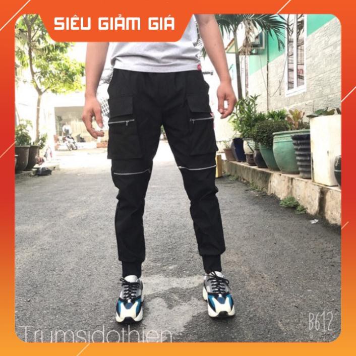 Quần jogger kaki túi hộp khoá gối siêu chất ( mẫu mới) -new