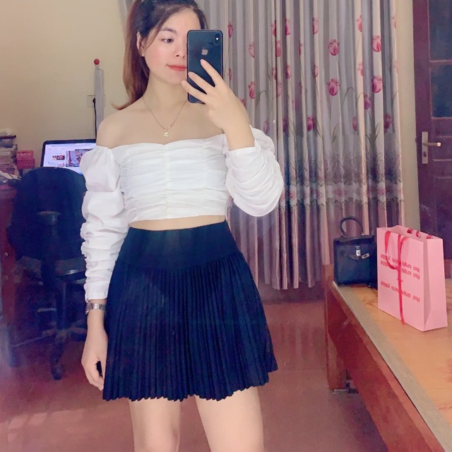 CHÂN VÁY XẾP LY NHỎ CẠP TO MS13101 | BigBuy360 - bigbuy360.vn