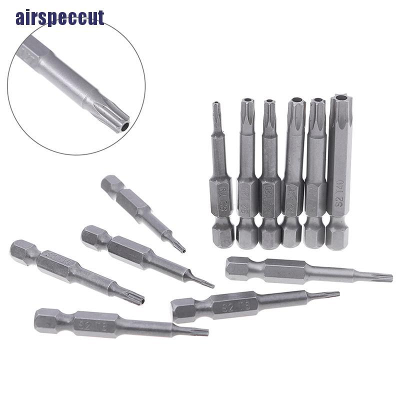 BITS Bộ 12 Tuốc Nơ Vít Lục Giác 1 / 4 "T5-40