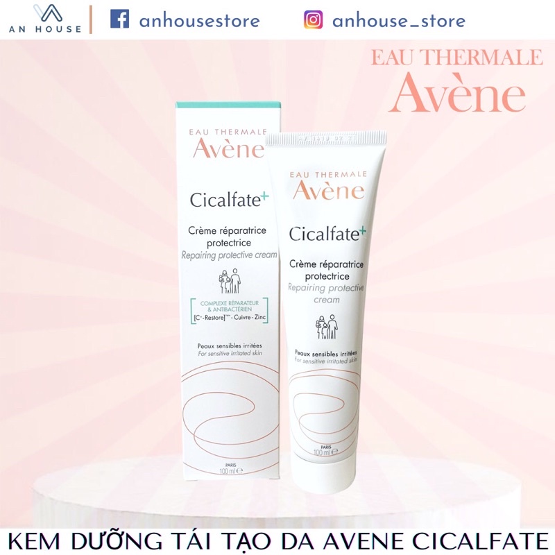 Kem tái tạo hồi phục da Avene Cicalfate Repair Cream 40ml