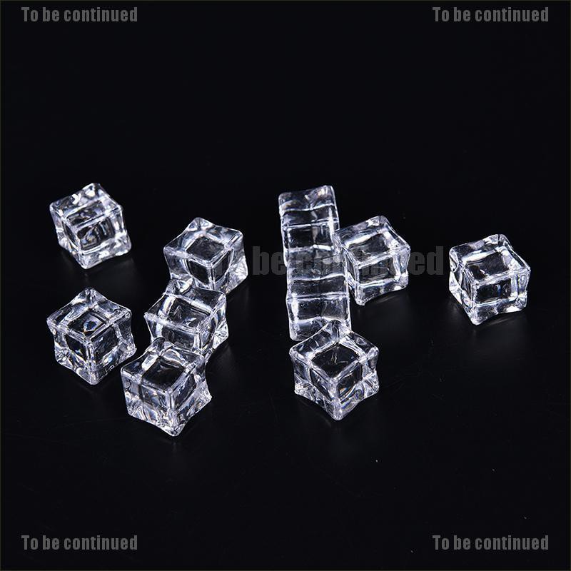 Bộ 10 Viên Đá Giả Trong Suốt Kích Thước 2 / 2.5 / 3cm