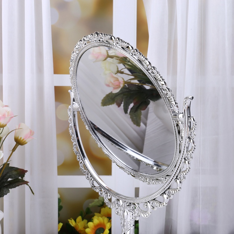 Gương Trang Điểm 2 Mặt Dạng Đứng Bằng Nhựa