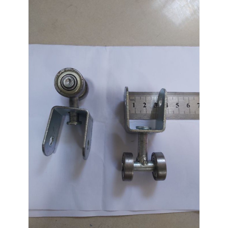 Bánh xe máng treo mái xếp, bánh xe lùa treo bạt đẩy kéo hàng chữ V có vòng bi bạt đạn chuyên dụng