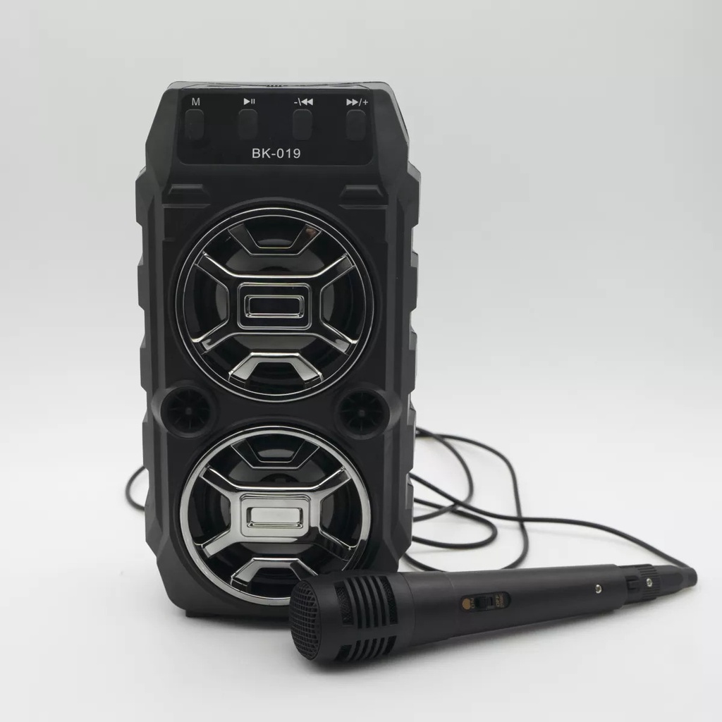 Loa Bluetooth - Loa Karaoke Bluetooth BK-019 Tặng Mic Hát Karaoke Bass Khỏe Di Động, Đa Năng, Hỗ Trợ Đài FM