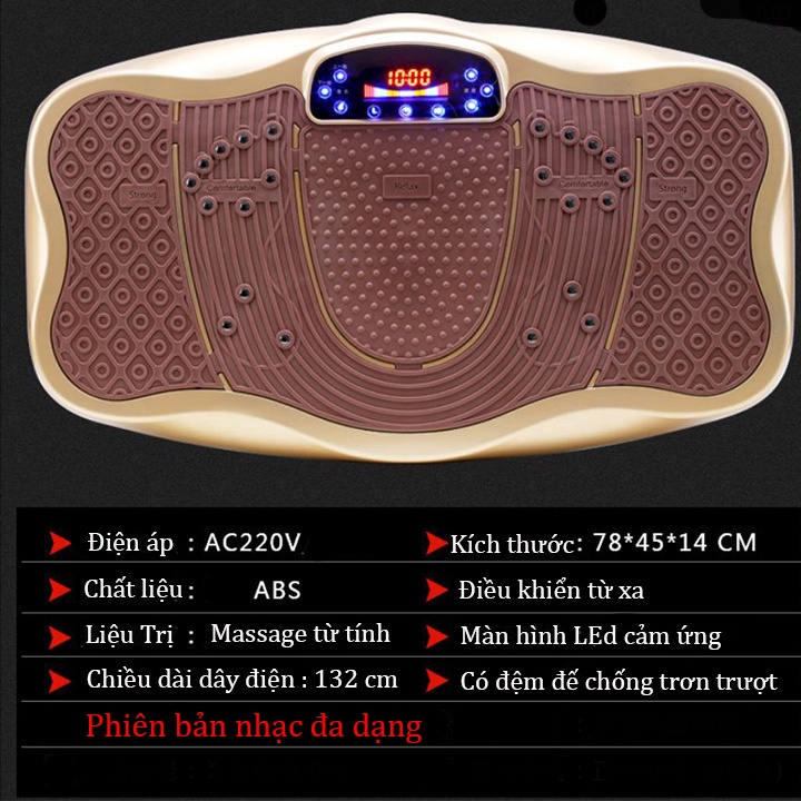 Máy giảm kg- Máy rung lắc toàn thân MP3