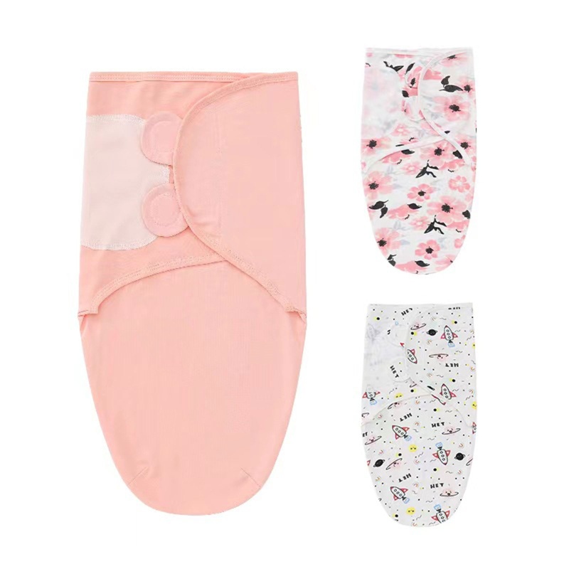 Chăn Quấn Chất Liệu Cotton Nhanh Khô Tiện Dụng Cho Bé Sơ Sinh