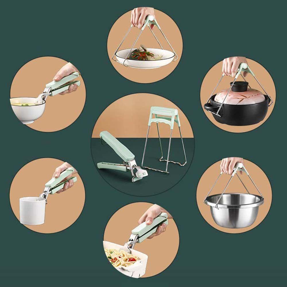 Kẹp Nhấc Nồi Bằng Thép Không Gỉ Chống Trượt Chịu Được Sức Nặng