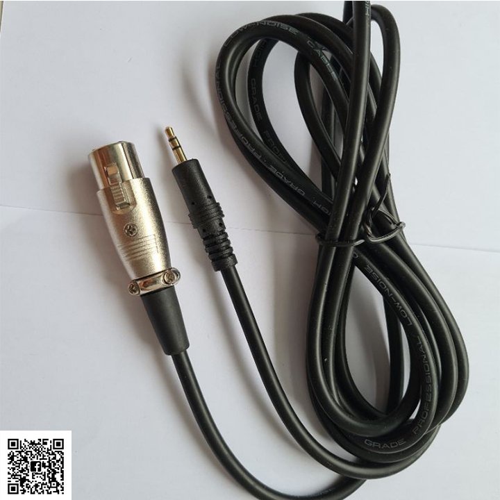 Dây mic Dành Cho mic Thu âm XLR-XLR 3.5 mic bm900,at100,hàng chuẩn Phuzinshop