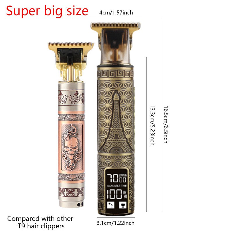 Máy cạo râu Cắt Tóc Chuyên Nghiệp Cho Nam Có Thể Sạc Lại 0mm