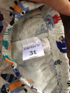 Set 10 quần dài carter cho bé sz số 7