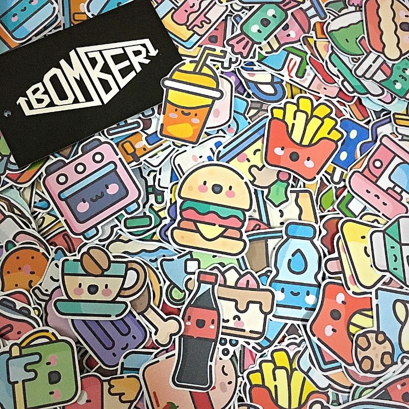 Sticker decal  trang trí cực dễ thương theo chủ đề