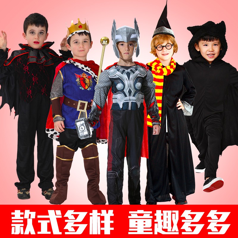 Bộ đồ hóa trang các nhân vật cướp biển/ma cà rồng/batman phong cách halloween cho bé