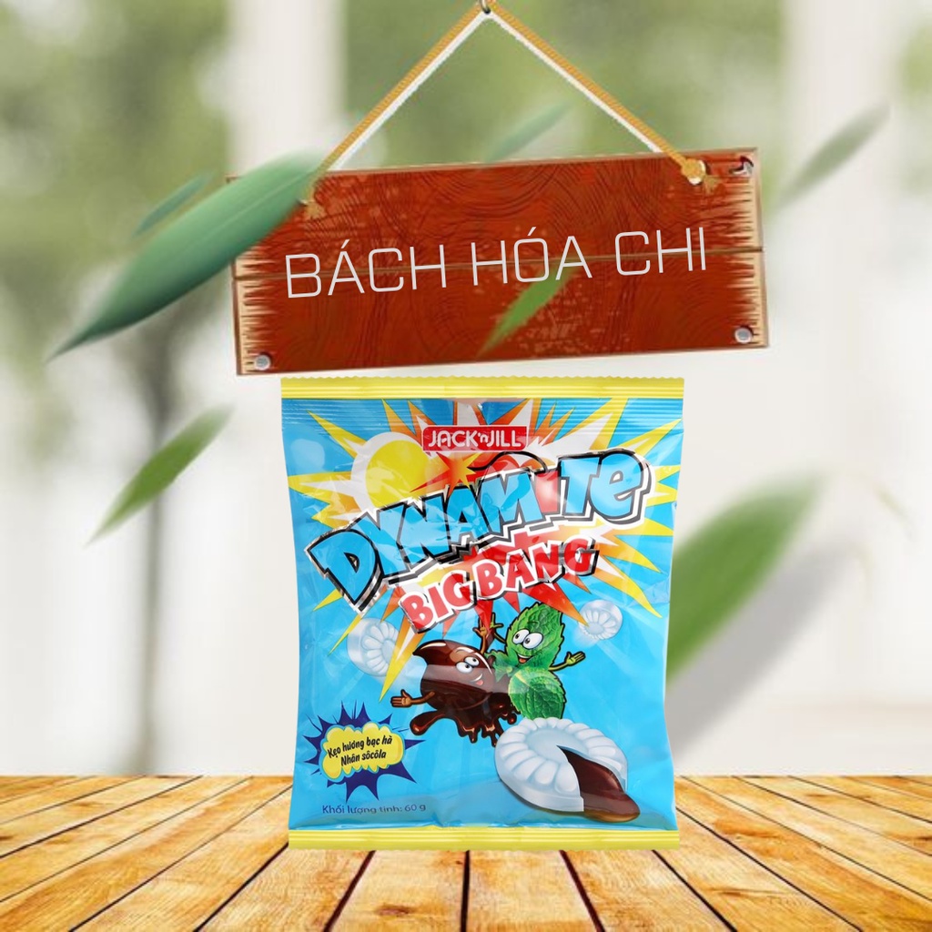 Kẹo Cứng Bạc Hà Nhân Sô Cô La Dynamite Jack'n Jill