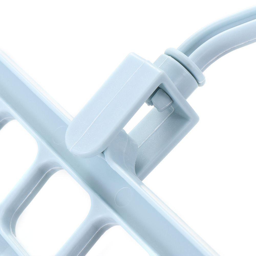 KUNHEV Móc Nhựa Treo Quần Áo 9 Lỗ Xoay 360 Độ Tiện Dụng° Móc Treo Quần Áo Xoay Được