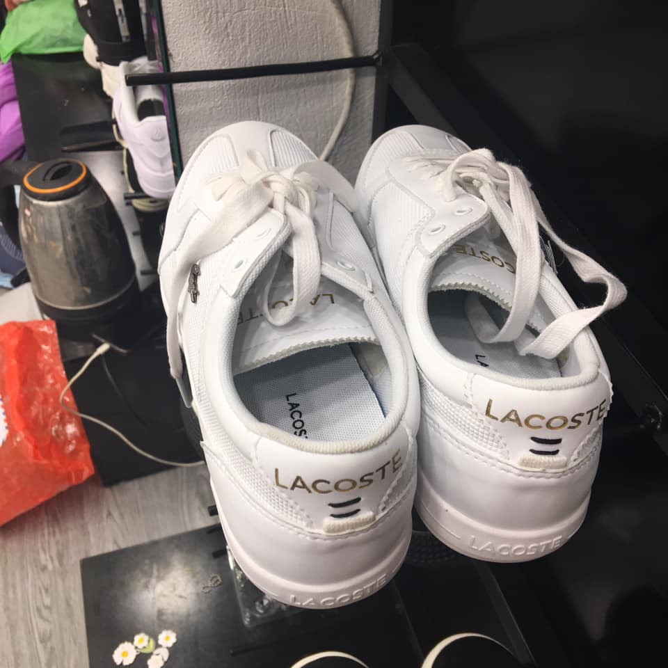 Giày - [ Freeship] Giày sneaker Lacoste trắng 1.1 ! ! ! ? ! ! 2020 new