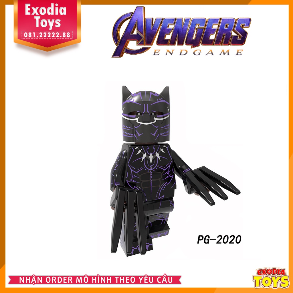 Xếp hình Marvel Minifigure Nhân vật siêu anh hùng Avengers Endgame- Đồ Chơi Lắp Ghép Sáng Tạo - POGO PG8232