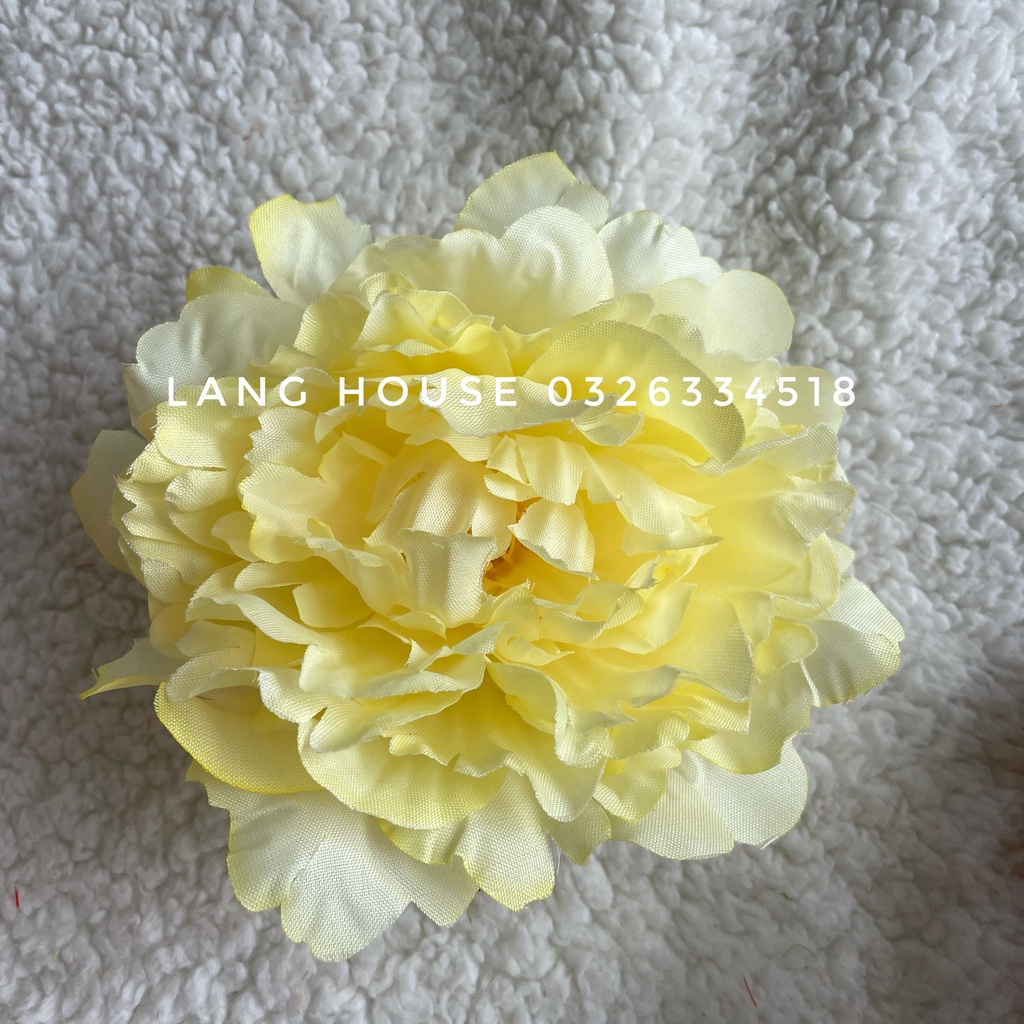 Hoa Giả Lụa - ĐẦU BÔNG HOA MẪU ĐƠN size lớn làm oản,trang trí decor giỏ quà tặng