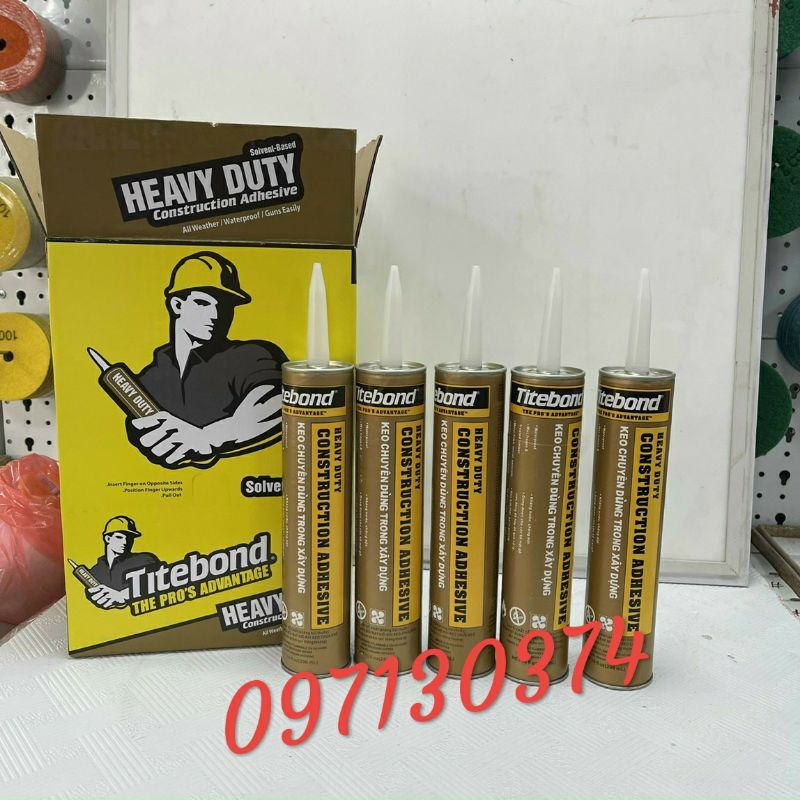 Keo Tibon bê tông, Keo tibon xây dựng, dán gạch, gỗ, đá