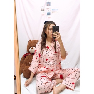 Đồ bộ pijama cánh dơi lụa mango form freesize mặc siêu mát ko bí ko nóng [ hình shop chụp ]
