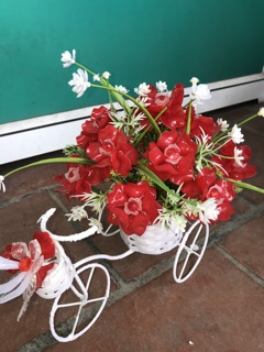 Giỏ hoa xe đạp