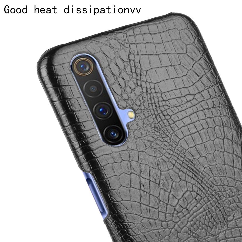 Ốp Điện Thoại Nhựa Cứng Giả Da Cá Sấu Phong Cách Cổ Điển Cho Realme X50 X7 X2 Pro X3 Super Zoom XT X50m