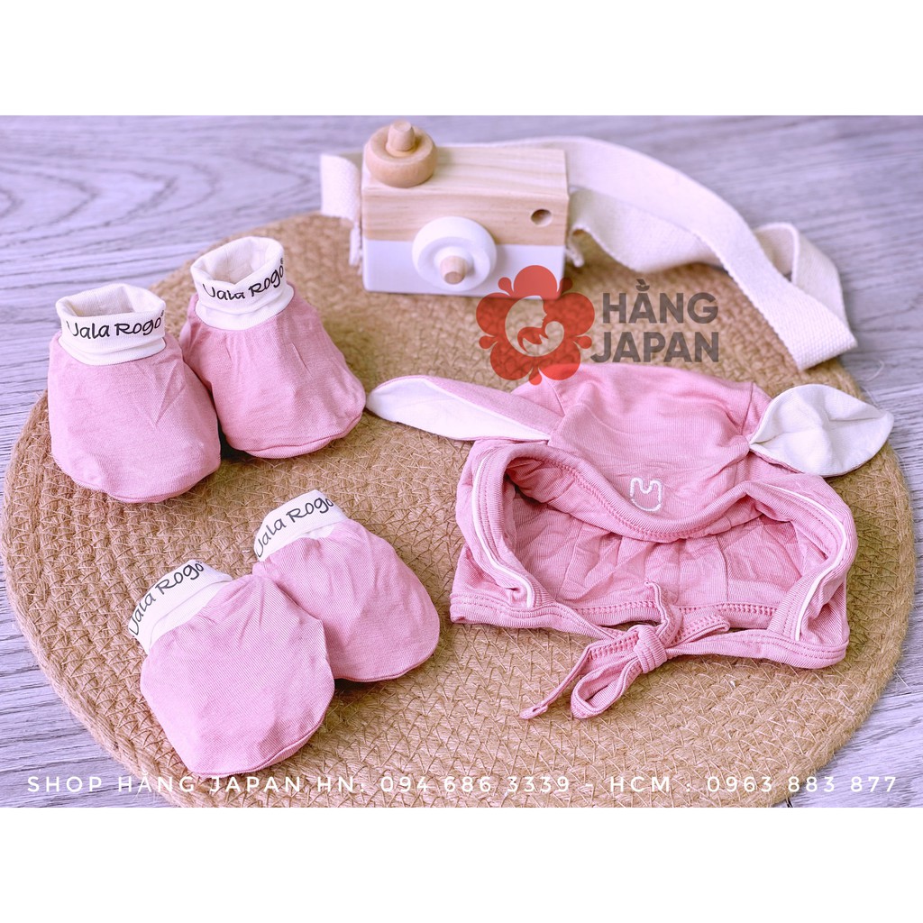 Bộ Bao Tay &amp; Bao Chân Uala &amp; Rogo Vải Petit  8217