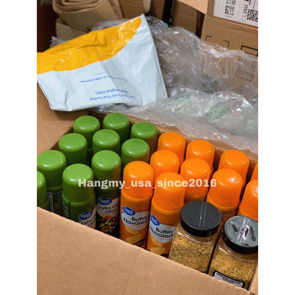 DẦU Olive KHÔNG BÉO XỊT  ĂN KIÊNG Great Value Extra Virgin Oliu KHÔNG CALO EAT CLEAN