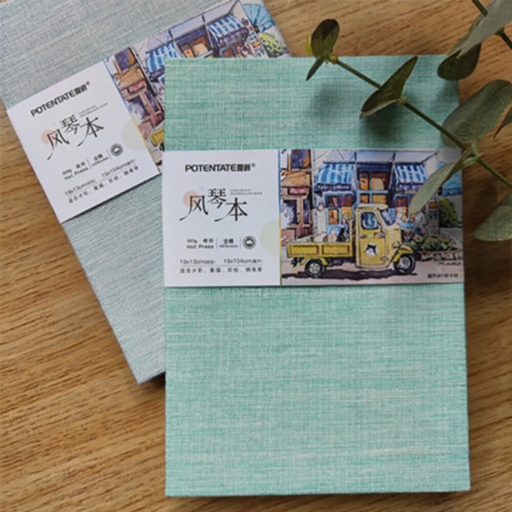 Sổ vẽ màu nước Potentate  dạng gấp - 100% Cotton 300gsm - Dụng cụ vẽ Tâm Tâm