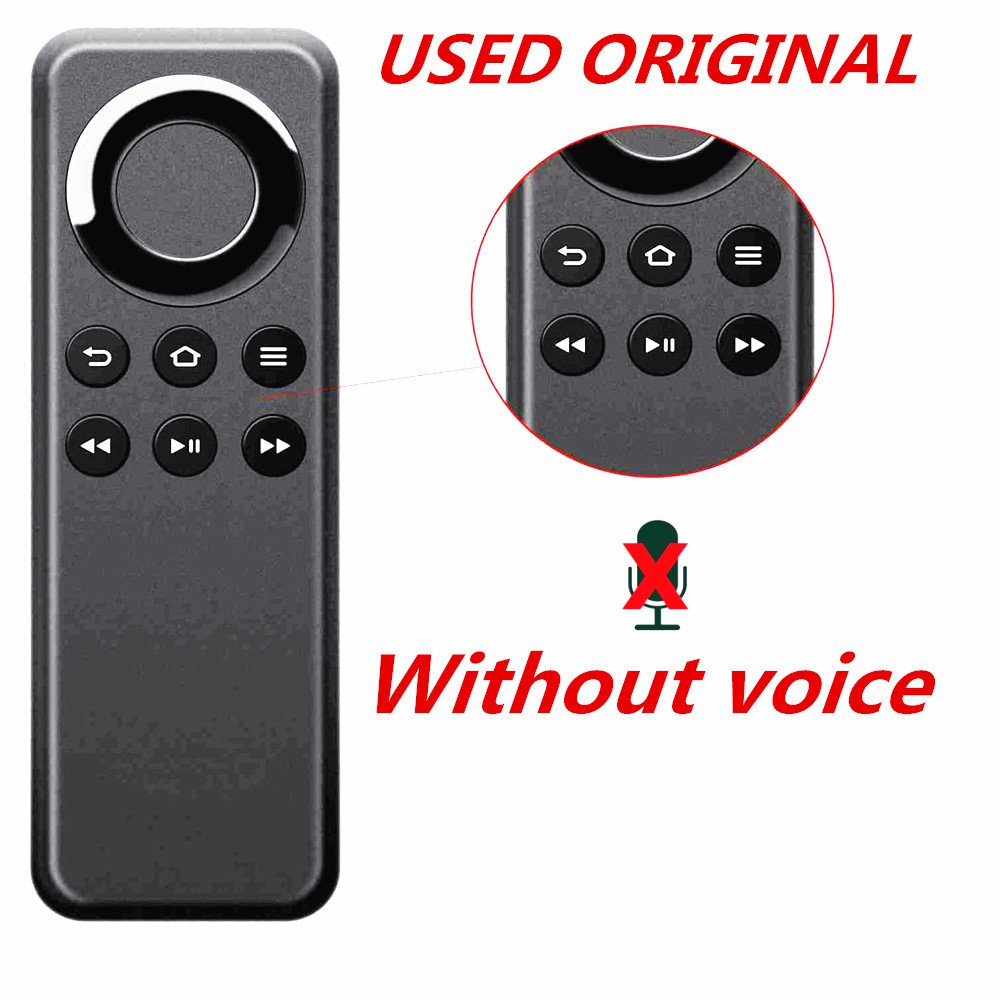 CV98LM Đã qua sử dụng Fire TV Stick Remote cho thế hệ 1 và 2 Fire TV Stick và Fire TV Box withou