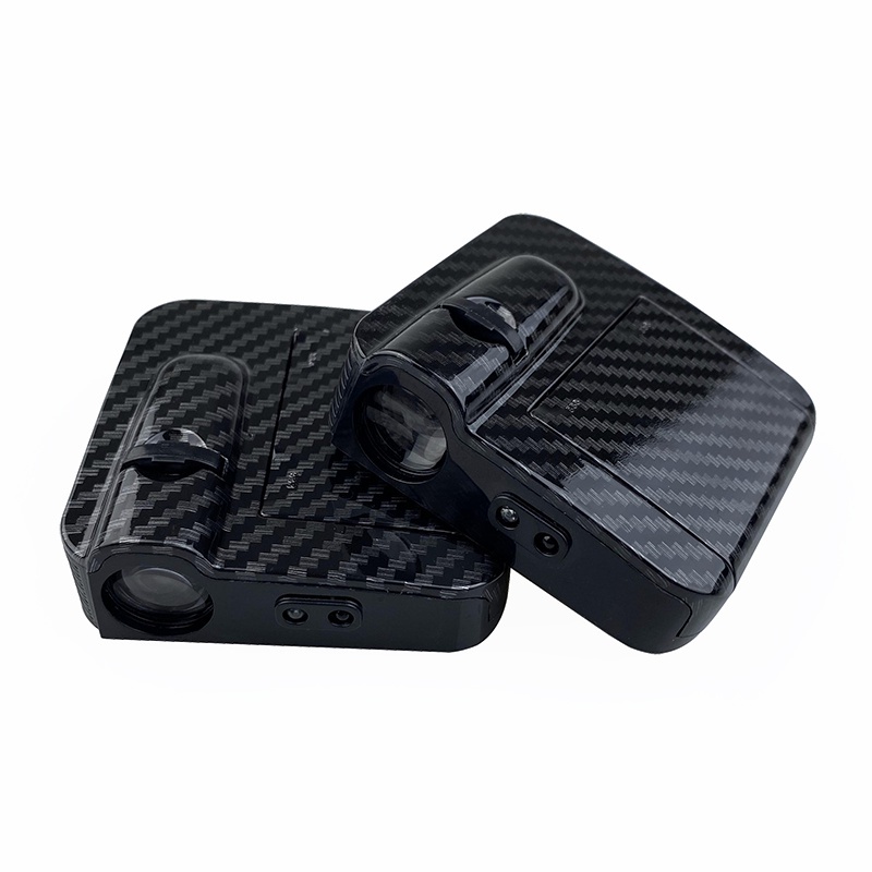 Bộ 2 Đèn Led Laser Không Dây Hình Ma Trang Trí Cửa Xe Hơi