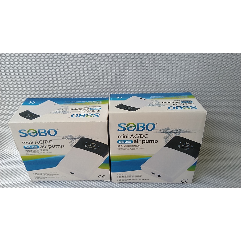 Máy thổi khí tích điện SOBO dùng cho bể cá.