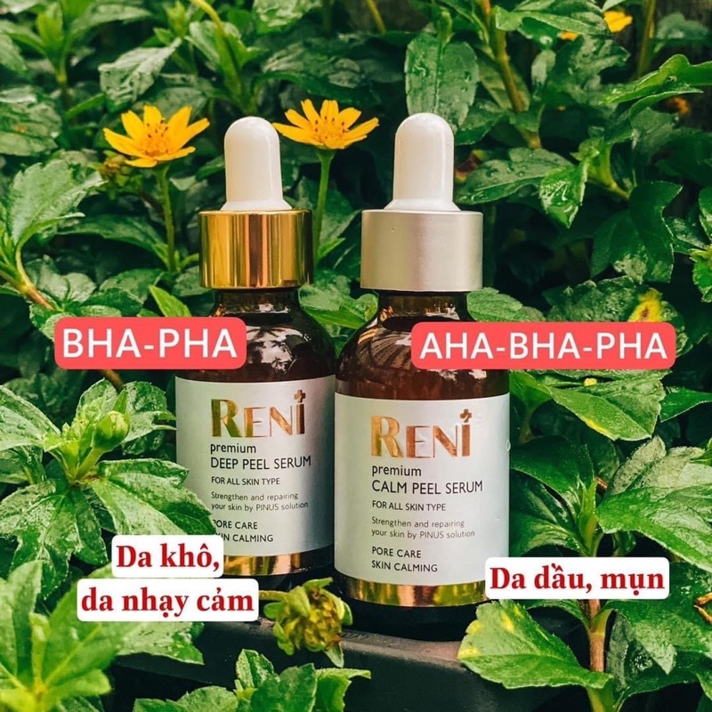 [Chính Hãng] Reni Premium Deep Peel Serum - Hoạt chất dưỡng chuyên sâu tẩy tế bào chết cho da Reni