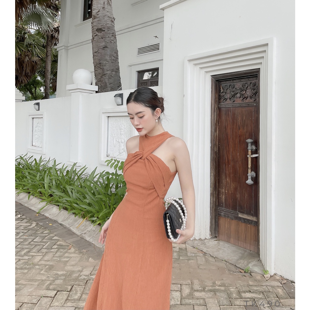 [BBSTORE'S] Đầm Xốp Nhăn Xoắn Ngực Fruit - TK490 | BigBuy360 - bigbuy360.vn