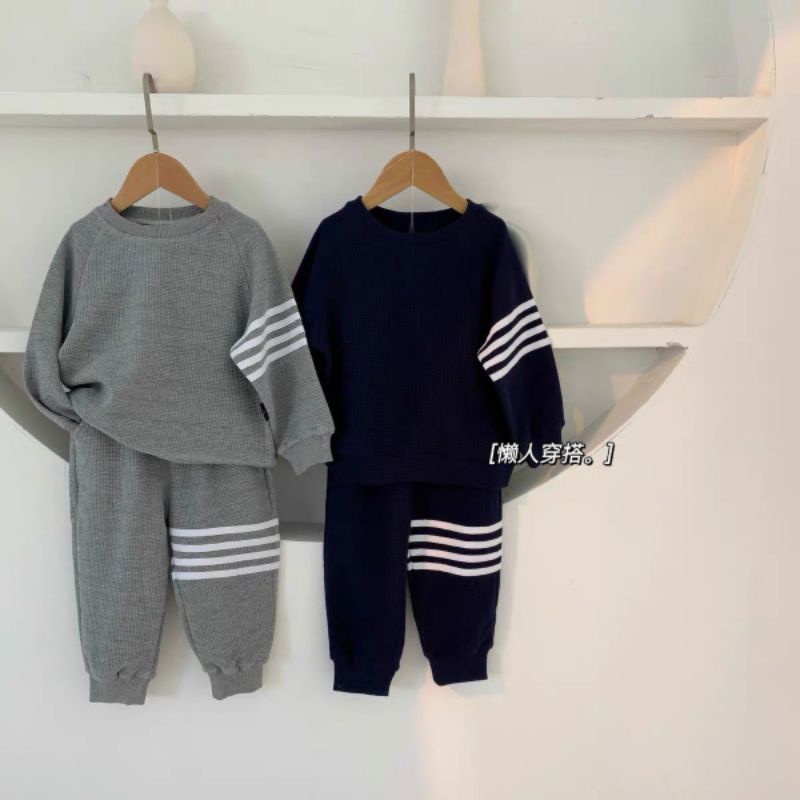 COMBO 2 BỘ LEN TỔ ÔNG THAN VÀ GHI CHO BÉ TRAI VIỀN TRẮNG