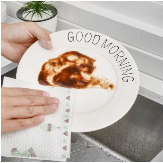 KHĂN GIẤY LAU BẾP ĐA NĂNG LOẠI SỢI DAI BIBI 56