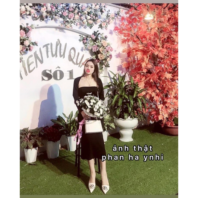 Đầm đuôi cá tay dài