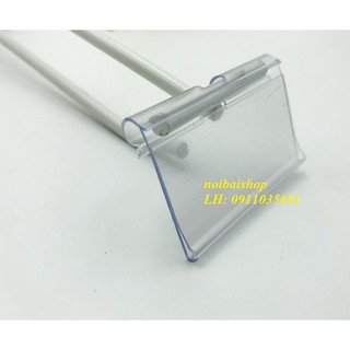 Combo 10 Nẹp nhựa siêu thị. Nẹp chữ T. Tag cài giá