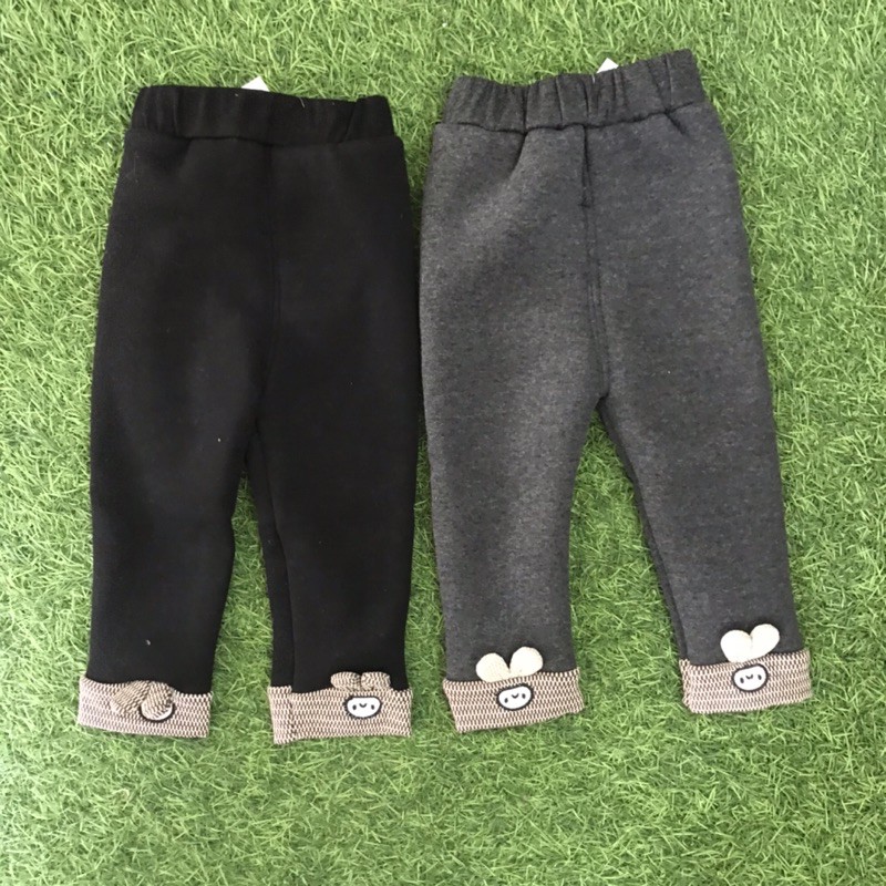 quần legging lót lông siêu dày ấm cho bé 9-12kg