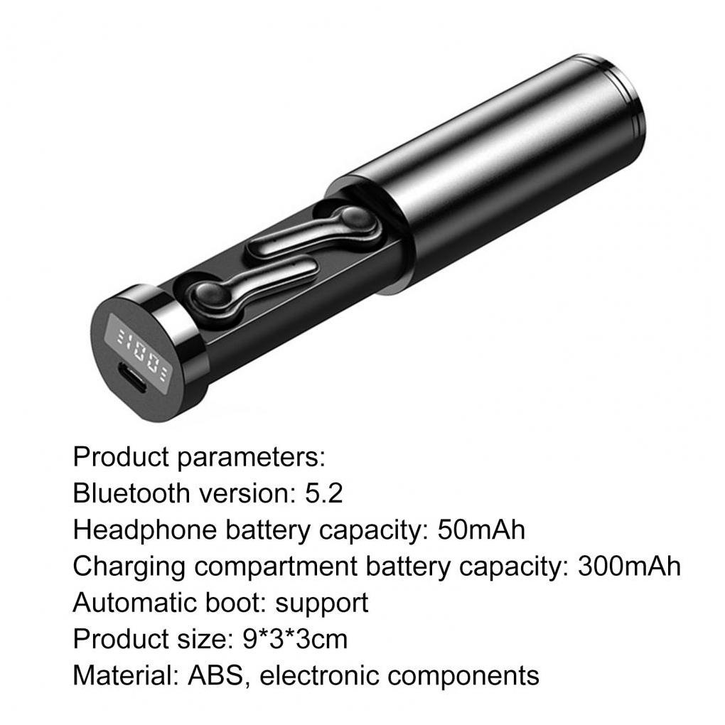 1 Cặp Tai nghe không dây V5 2 Có Đèn LED Chất Lượng Cao