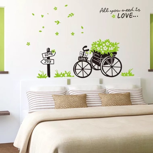 Decal xe đạp tình yêu!!!