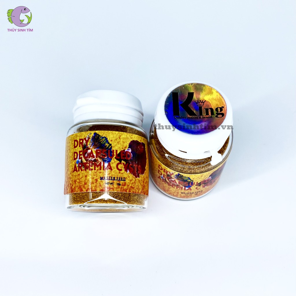 Artemia KING Sấy Khô - Thức Ăn Giàu Dinh Dưỡng Cho Cá Cảnh
