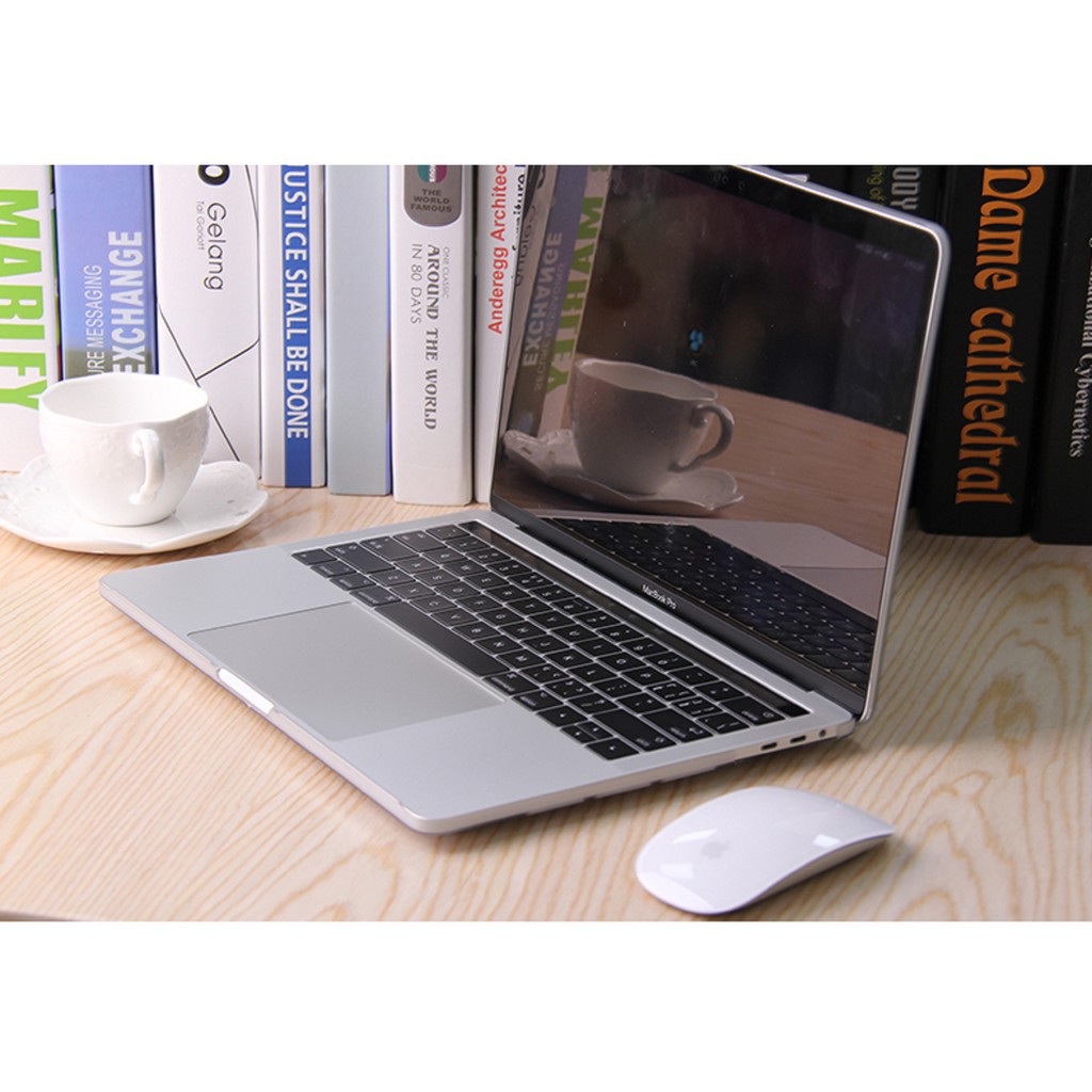 Case, Ốp Macbook Trắng Đục đủ dòng (Tặng Kèm Nút Chống Bụi + Bộ kẹp chống gãy sạc)