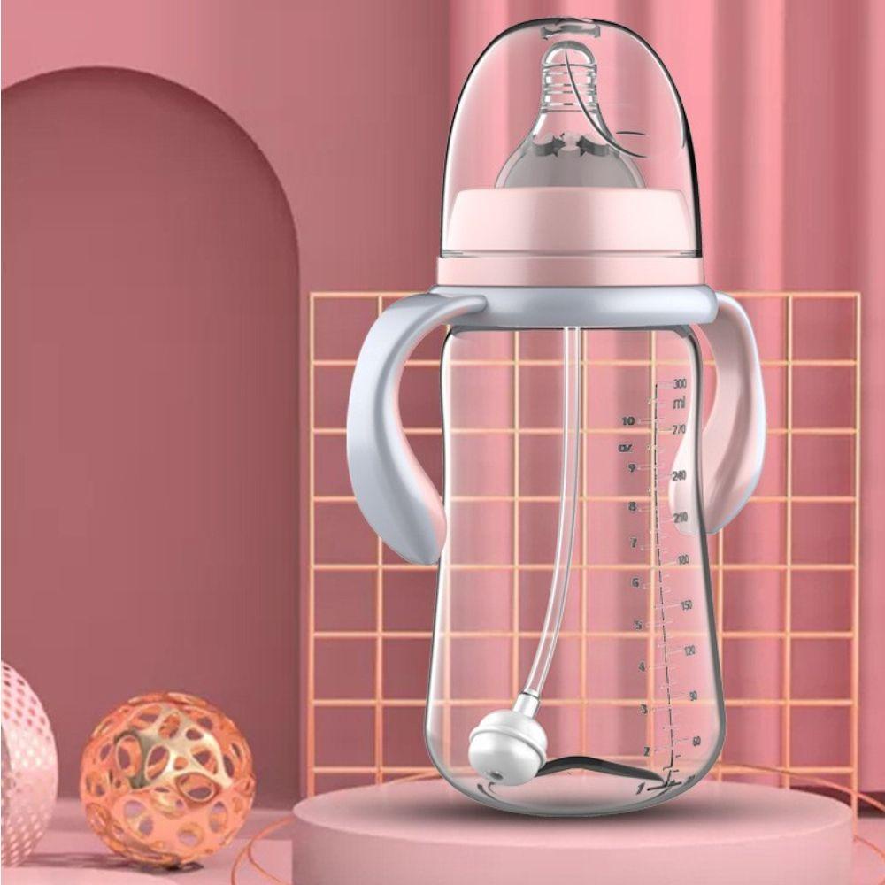 Bình Sữa Sức Chứa Lớn Chống Trượt Có Tay Cầm Cho Bé