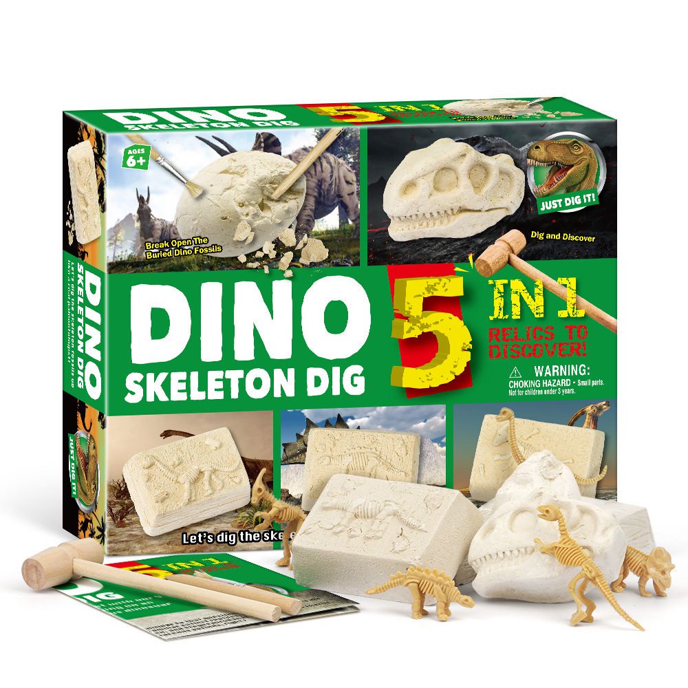 Ready Stock !!! Dig It Up Kit Mining Excavation Educational Toys Kids STEM Projects Activities Christmas Gift